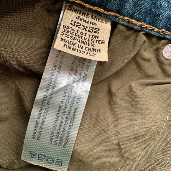 Smith & Mills Stretch Denim Jeans Vintage Desert - Men’s Size 32x32 - Picture 6 of 7